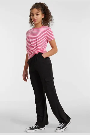 Anytime Crinkle cargo broek Meisjes Polyester Effen