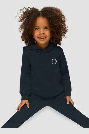 QS by s.Oliver Hoodie blauw Trui Jongens Katoen Capuchon Effen