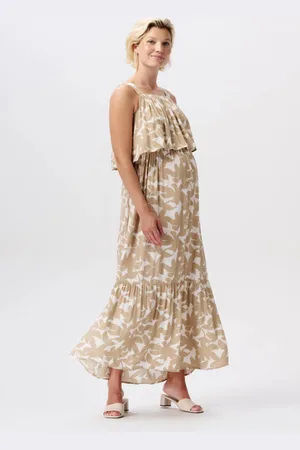 Noppies Maternity gebloemde voedingsjurk Dames Viscose Vierkante hals