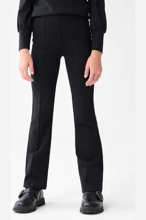 SHOEBY High waist flared broek Meisjes Viscose Effen