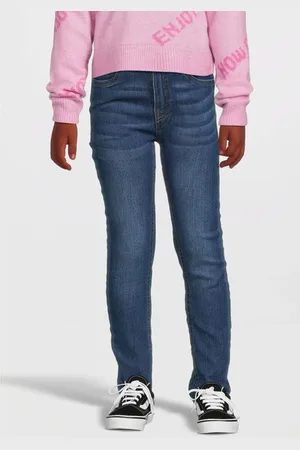 NAME IT Skinny jeans NKFPOLLY DNMTHRIS Blauw Meisjes Stretchkatoen