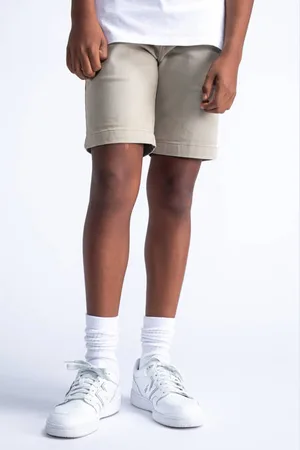 Petrol Industries Casual short Korte broek Beige Jongens Katoen Effen