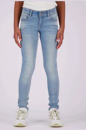Vingino Skinny jeans Amia Blauw Meisjes Katoen Effen