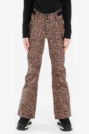 Protest Skibroek Classy beige/zwart Bruin Meisjes Polyester