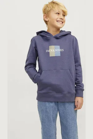 JACK & JONES JUNIOR hoodie JORFREDERIKSBERG met printopdruk Sweater