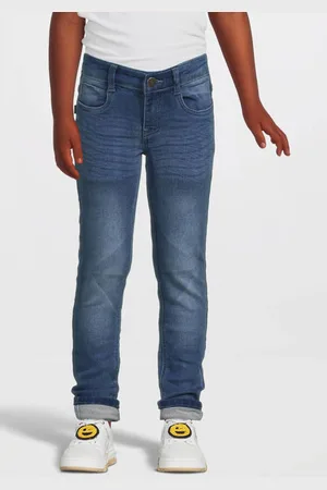 Koko Skinny jeans Nori Blauw Meisjes Stretchdenim Effen