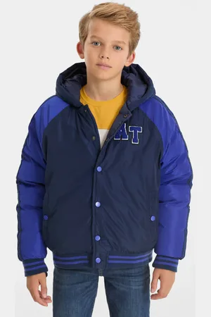 Anytime Bomberjack Jas Jongens Polyester Capuchon Effen