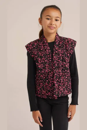 WE Fashion Gilet roze Meisjes Polyester V