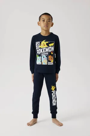 NAME IT KIDS Pokemon pyjama Jongens Stretchkatoen Ronde hals