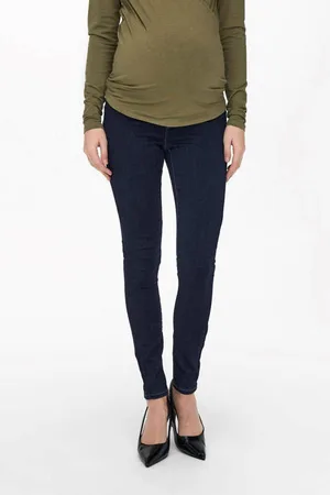 ONLY Skinny jegging OLMRAIN Jeans Blauw Dames Viscose