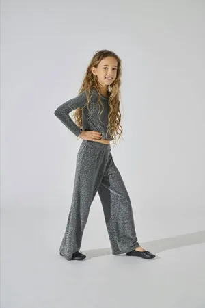 ONLY KIDS GIRL top KOGQUEEN Meisjes Polyamide Ronde hals Effen