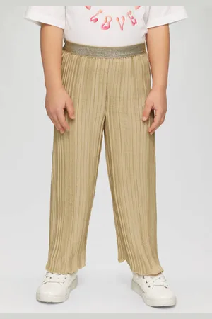 QS by s.Oliver Wide leg casual broek Meisjes Polyester Effen