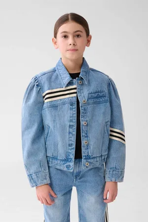 SHOEBY Spijkerjas Meisjes Denim Klassieke kraag Effen