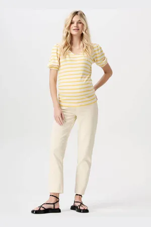 Noppies Maternity skinny broek Azua Dames Katoen Effen