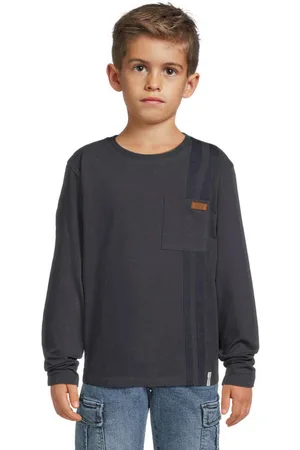 Koko Gestreepte gebreide longsleeve Jongens Katoen Ronde hals