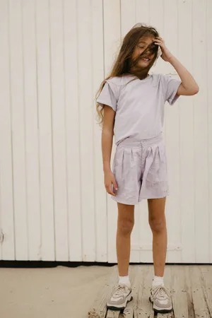LEVV Regular fit casual short KRISTIN Korte broek Paars Meisjes Katoen