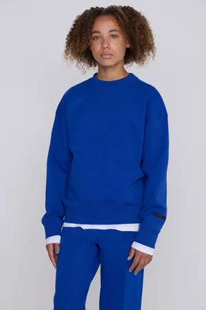 CoolCat Unisex Sweater Vicky met 3D Logo Trui Jongens/Meisjes Katoen Ronde hals