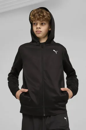 PUMA Jas Vest Jongens/Meisjes Polyester Capuchon Effen