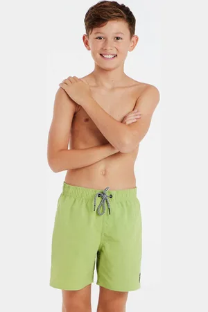 Protest Zwemshort CULTURE JR limegroen Jongens Polyamide Effen