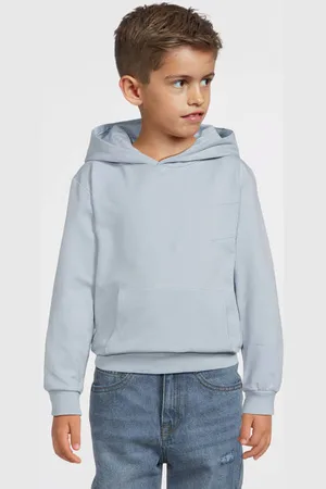 LEVV Little sweater Jongens Stretchkatoen Capuchon Effen
