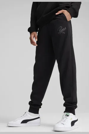 PUMA Joggingbroek Ess Script Meisjes Katoen Effen