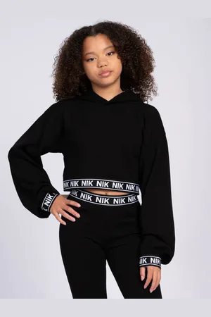 Nik & Nik Sweater Meisjes Viscose Capuchon Effen