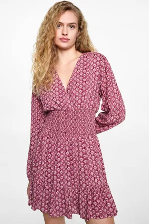 MANGO Korte jurk Meisjes Viscose V