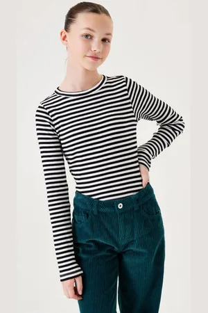 Garcia Gestreepte longsleeve Meisjes Katoen Ronde hals Streep