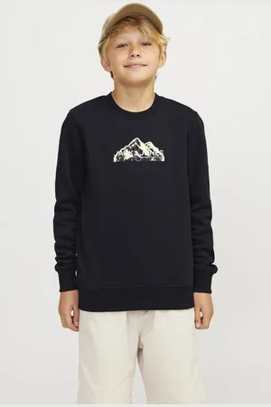JACK & JONES JUNIOR sweater JCOMOUNTAIN met printopdruk Printopdruk