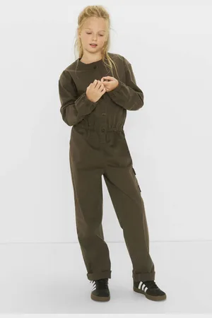 Me & My Monkey Boilersuit Roxanne Jumpsuit Meisjes Katoen Ronde hals