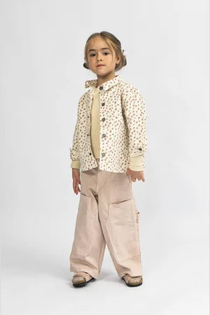 Sofie Schnoor Petit by zomerjas met all over print Meisjes Katoen Opstaande kraag