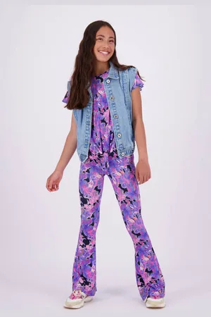 Vingino Gilet Taira Blauw Meisjes Denim Klassieke kraag Effen