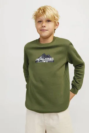 JACK & JONES JUNIOR sweater JCOMOUNTAIN met printopdruk Printopdruk