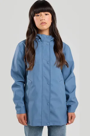 America today Regenjas Meisjes Polyester Capuchon Effen