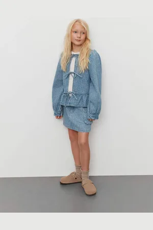 Sofie Schnoor Spijkerrok met hartjes Blauw Hartjes