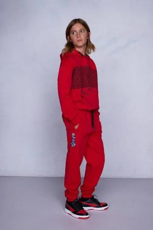 CoolCat Racer Joggingbroek Caleb Jongens Katoen Printopdruk