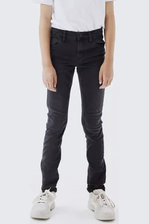 NAME IT KIDS skinny jeans NKMPETE Jongens Stretchdenim Effen
