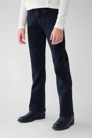 SHOEBY Straight leg jeans Zwart Effen