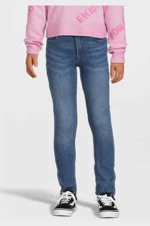 NAME IT Skinny jeans NKFPOLLY DNMTHRIS Blauw Meisjes Stretchkatoen