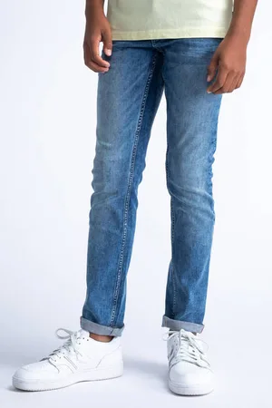 Petrol Industries Regular fit jeans Blauw Jongens Denim Effen