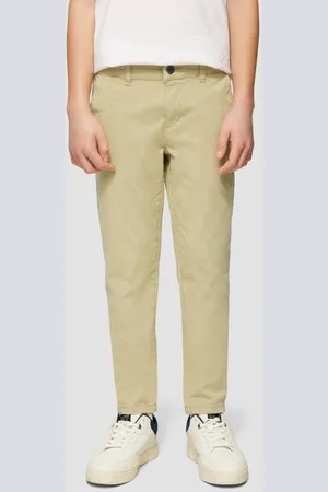 QS by s.Oliver Chino Broek Jongens Stretchkatoen Effen