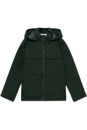 MANGO Zomerjas Jongens Polyamide Capuchon Effen