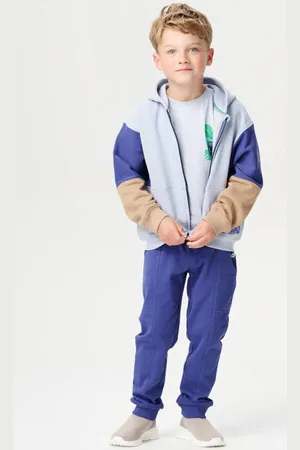 Noppies Kids regular casual broek Jongens Katoen Effen