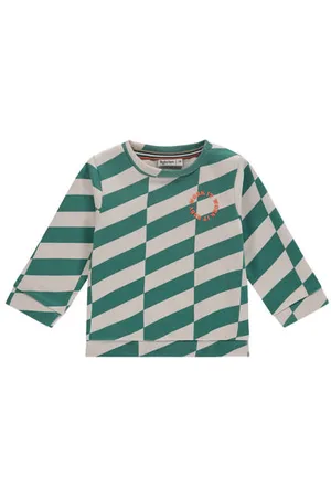 Babyface Longsleeve groen Jongens Sweat Ronde hals All over print