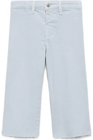 MANGO Straight leg jeans Meisjes Denim Effen