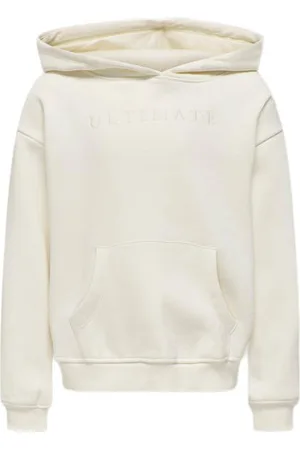 ONLY KIDS GIRL hoodie wit Sweater Tekst