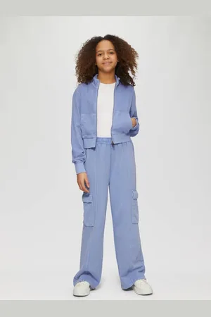 QS by s.Oliver Cargo broek Meisjes Katoen Effen