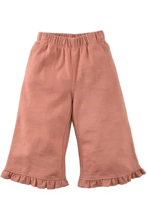 Z8 Mini wide leg broek Grazia met ruches Meisjes Katoen Effen