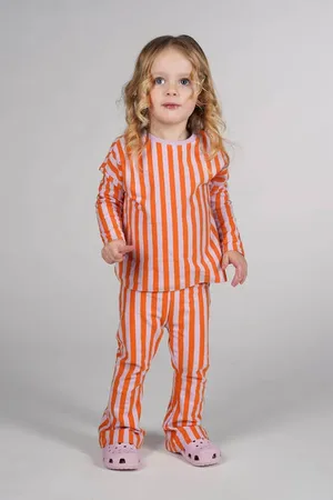 The New Chapter Longsleeve Meisjes Katoen Ronde hals Streep
