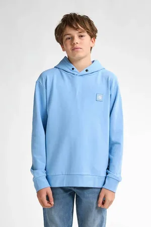 Petrol Industries Sweater blauw Jongens Katoen Capuchon Effen